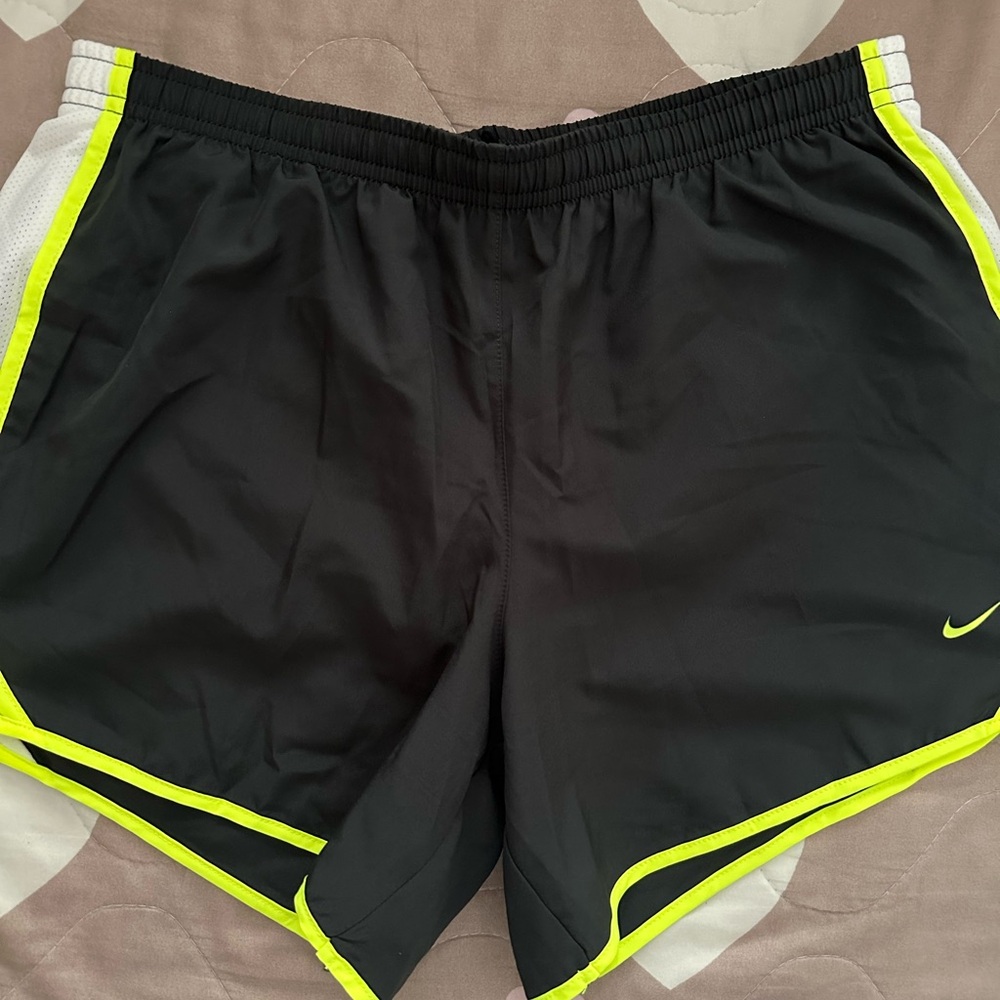 Nike Dri-FIT Black and White Athletic Shorts
